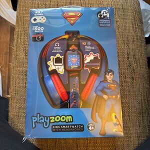 PlayZoom Kids Smartwatch with Headphones Superman Edition